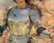 乔治斯安东尼罗什格罗斯 - The Knight of the Flowers detail